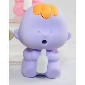    Baby Girl Alien Japanese Erasers. 2 Pack. Purple Toys & Games
