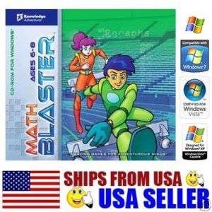Math Blaster (Ages 6 8) PC Kids Game **  