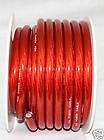 IMC AUDIO 2 Gauge 20 Ft Ground Wire Cable Red Power Car Audio Amp Awg