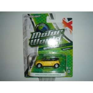   British Edition Series 6 Mini Cooper Convertible Yellow Toys & Games