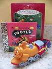 Hallmark 2001 Tootle the Train Gold Book Ornament set