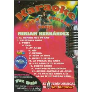  Karaoke Para Cantar Como Miriam Hernandez Musical 