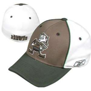  Cleveland Browns Natural Logo Flex Fit Hat Sports 