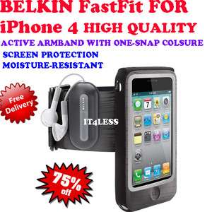 Belkin Fast Fit Sports Armband case for iPhone 4 High Quality Brand 