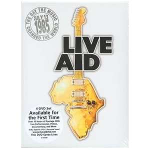  Wea Home Video Live Aid 4 Dvd Boxed Set Music Dvd Concerts 