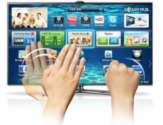   SAMSUNG UN46ES7000F 46 Full HD Slim LED Smart TV 1080P +3D Glasses x2