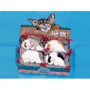 Kitty W/Pillow Assorted 4Pcs Collectible Decoration Cat Figurine Cute 