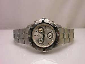 TAG HEUER PROFESSIONAL MENS 2000 STAINLESS STEEL CHRONOGRAPH WATCH 