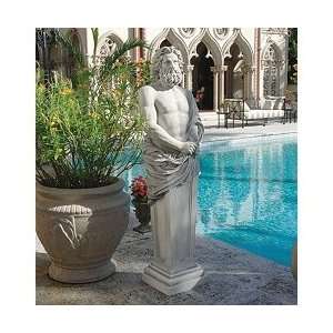  zeus statue garden sculpture jupiter god roman greek 
