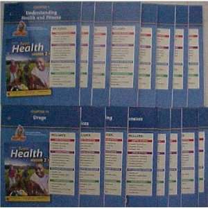 Package of 16 Fast File Chapter Resource Books Glencoe Teen Health 