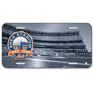 Mets Stadium License Plate   Metal