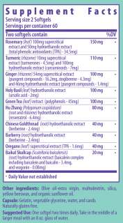 View supplement facts.