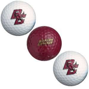 Boston College Eagles Golf Ball Set   Pack of 3