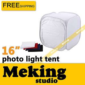 Softtent 40cm/16 Photo Studio Soft Box Cube Light Tent  