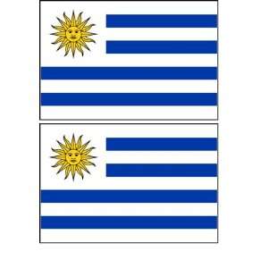 Uruguay Uruguayan Flag Stickers Decal Bumper Window Laptop Phone 