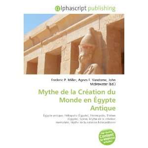   du Monde en Égypte Antique (French Edition) (9786133717510) Books