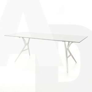   Spoon Table Color White, Style Large Rectangular Furniture & Decor