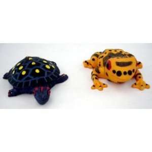  Assorted   Frog and Turtle Figurines Case Pack 192