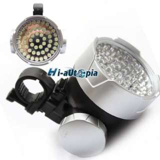 New 53 White LED Bicycle Bike Head Light Lamp Torch  