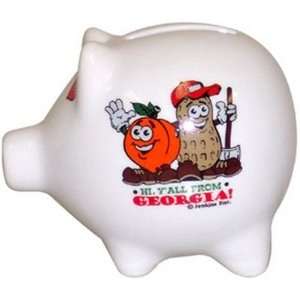   Piggy Bank 3 H X 4 W Peach & Peanut Case Pack 60 