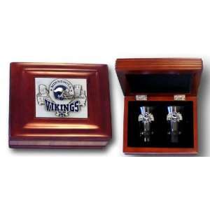  Minnesota Vikings Collectors Gift Box with Two Flared 