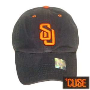 FITTED WASH CAP HAT SYRACUSE ORANGE NAVY BLUE SMALL NEW  