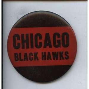  1970s NHL Chicago Black Hawks Pin EXMT   NHL Pins And 