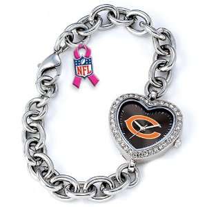 Gametime Chicago Bears Breast Cancer Awareness Heart Watch   