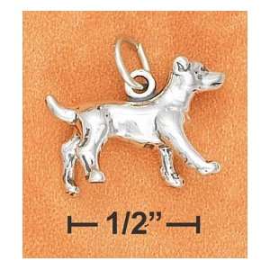  3d Antiqued Jack Russell Terrier Dog Charm Arts, Crafts & Sewing