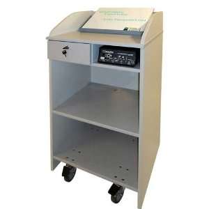  District Media Lectern, 6 Lectern Privacy Nook, Locking 