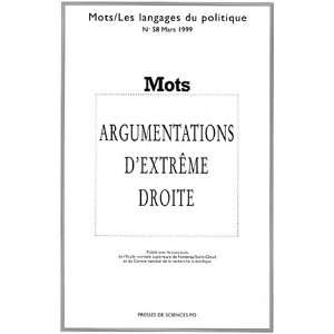  Argumentations dextrême droite (9782724628395 