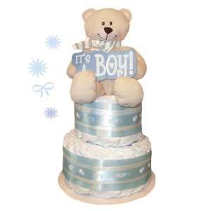  Its a Boy Bear Baby Diaper Cake