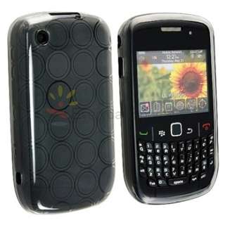 For BLACKBERRY 9300 9330 CURVE 3G 3x Hard Gel Soft Case  