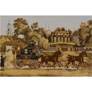 Royal Mail Coach by James Pollard, 17 x 20 Fine Art Giclee Print 