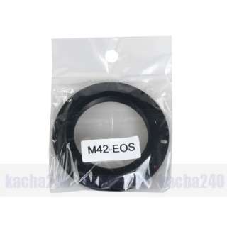 M42 Lens to Canon EOS Adapter Ring 4 Rebel XSi T1i T2i  