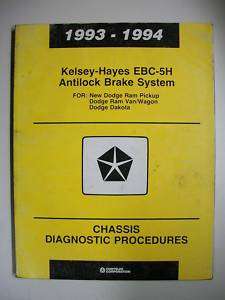 93 94 Kelsey Hayes EBC 5H Antilock Brake System Manual  
