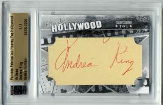 Hooray for Hollywood Autographed cut signature of Andrea King, aka