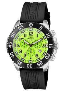 Invicta 1104 Mens Pro Diver Chronograph Light Green D  