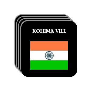  India   KOHIMA VILL Set of 4 Mini Mousepad Coasters 