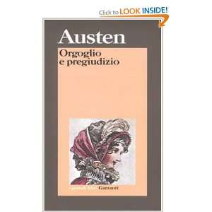  Orgoglo E Pregiudizio (9788811361169) Jane Austen Books