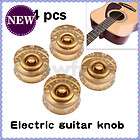 4x gold speed control knob numerals for les paul gibson