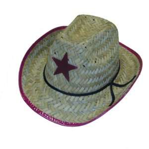  Cowboy Cowgirl Straw Hat Dress up Party Wholesale 24 Toys 