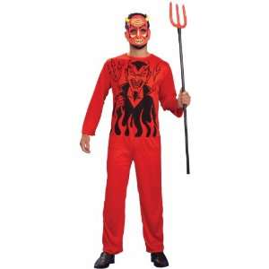 Lets Party By Forum Novelties Inc Retro Devil Adult Costume / Red 
