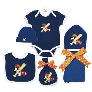   Towel, Bib, Burp Pad, Romper and Hat Set For 6 12 Month Olds Baby