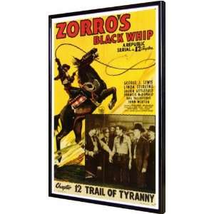  Zorros Black Whip 11x17 Framed Poster