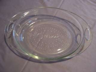 Glass Roasting Pan Baking Dish Oval 2 Quart Anchor Hocking OVATIONS 
