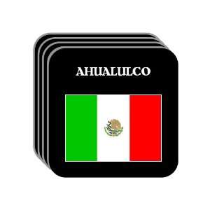  Mexico   AHUALULCO Set of 4 Mini Mousepad Coasters 