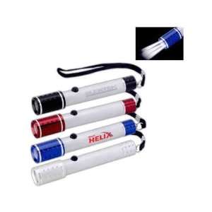  Placid   Flashlight with 3 white LED light metal torch 