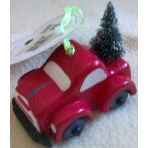  Holiday, Novelty Ornament, Red Car, Tree Decor 