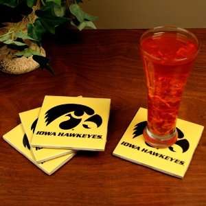  Iowa Hawkeyes 4 Pack Ceramic Coasters